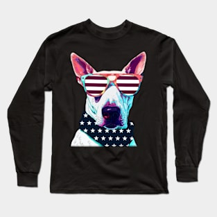 Whisker Wonderland Unique Tee Featuring the Charm of Bull Terriers Long Sleeve T-Shirt